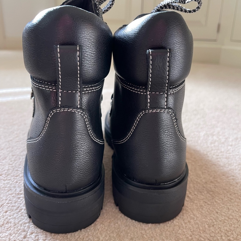 J Crew leather hiker boots - Picture 3 of 5